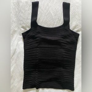 Georgio Armani knit open back short top